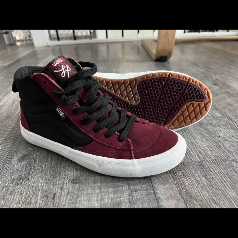 Vans Skate Lizzie Armanto Black and Port High-Tops